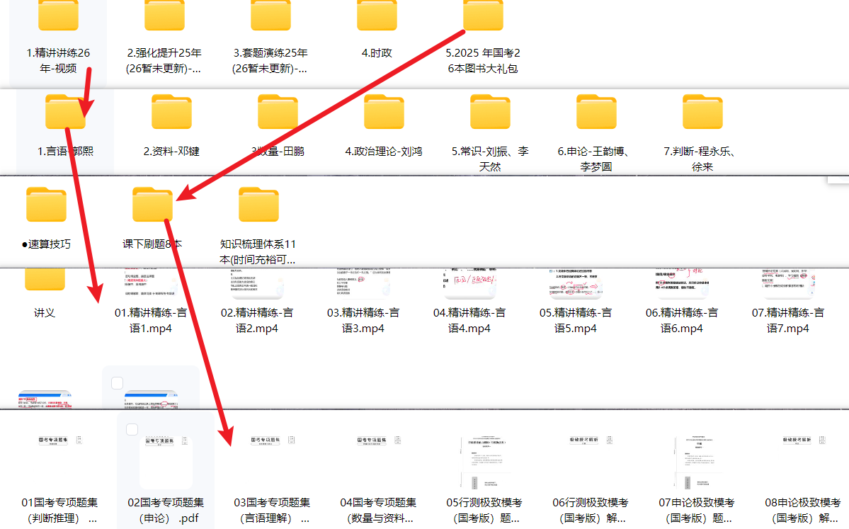 gk【备考26国考】行测+申论全套资源